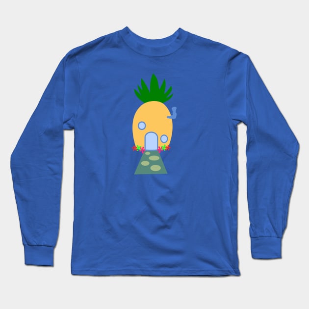 Under Sea Pineapple Long Sleeve T-Shirt by OrangeCup